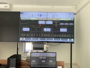 màn hình hiển thị của scada