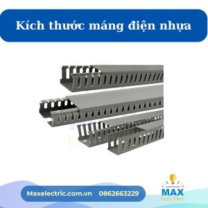 Kích thước máng điện nhựa