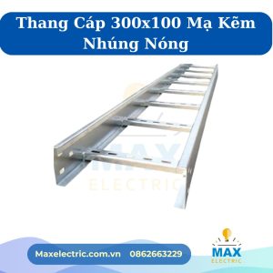 Thang Cáp 300x100 Mạ Kẽm Nhúng Nóng