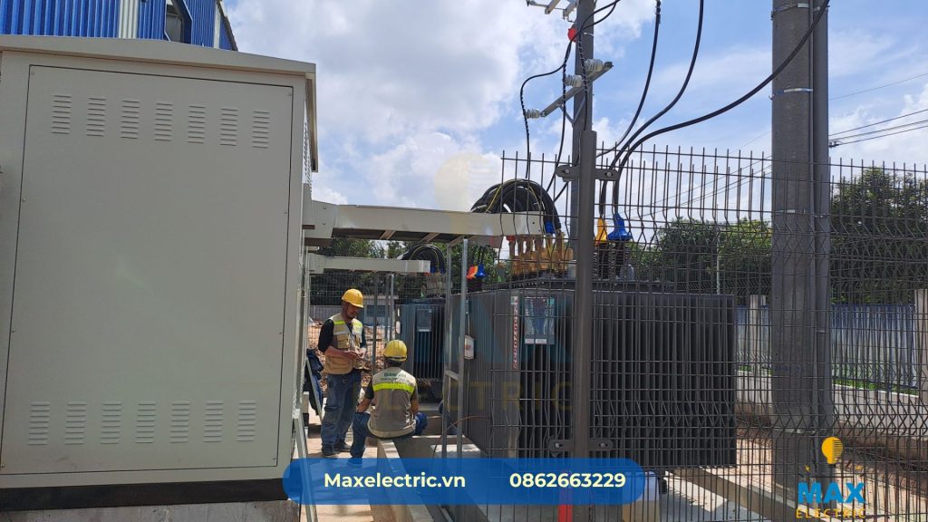 Quy trình lắp đặt trạm biến áp cho trạm sạc
