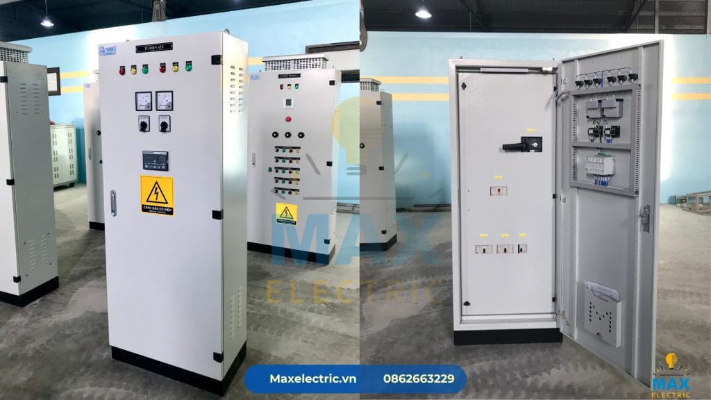 tủ điện ATS chuyển nguồn tự động lắp đặt công trình công nghiệp