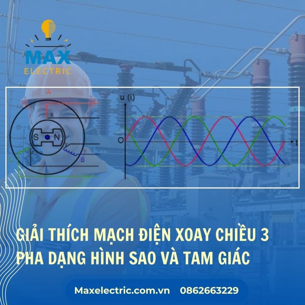 Giải Thích Mạch Điện Xoay Chiều 3 Pha Dạng Hình Sao và Tam Giác Giải Thích Mạch Điện Xoay Chiều 3 Pha Dạng Hình Sao và Tam Giác