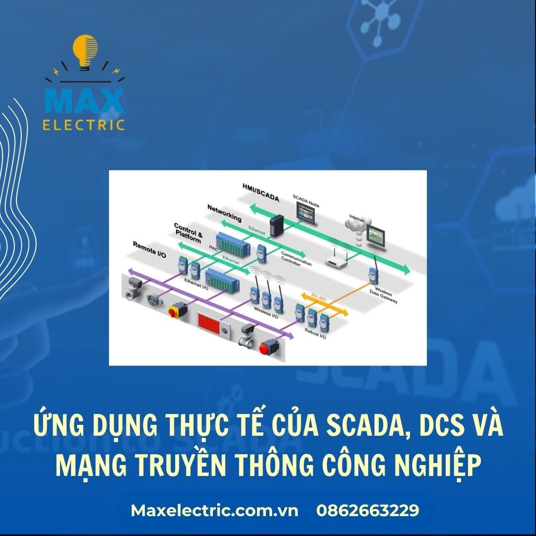 Hệ thống SCADA DCS và mạng truyền thông công nghiệp là gì ? - Max Electric