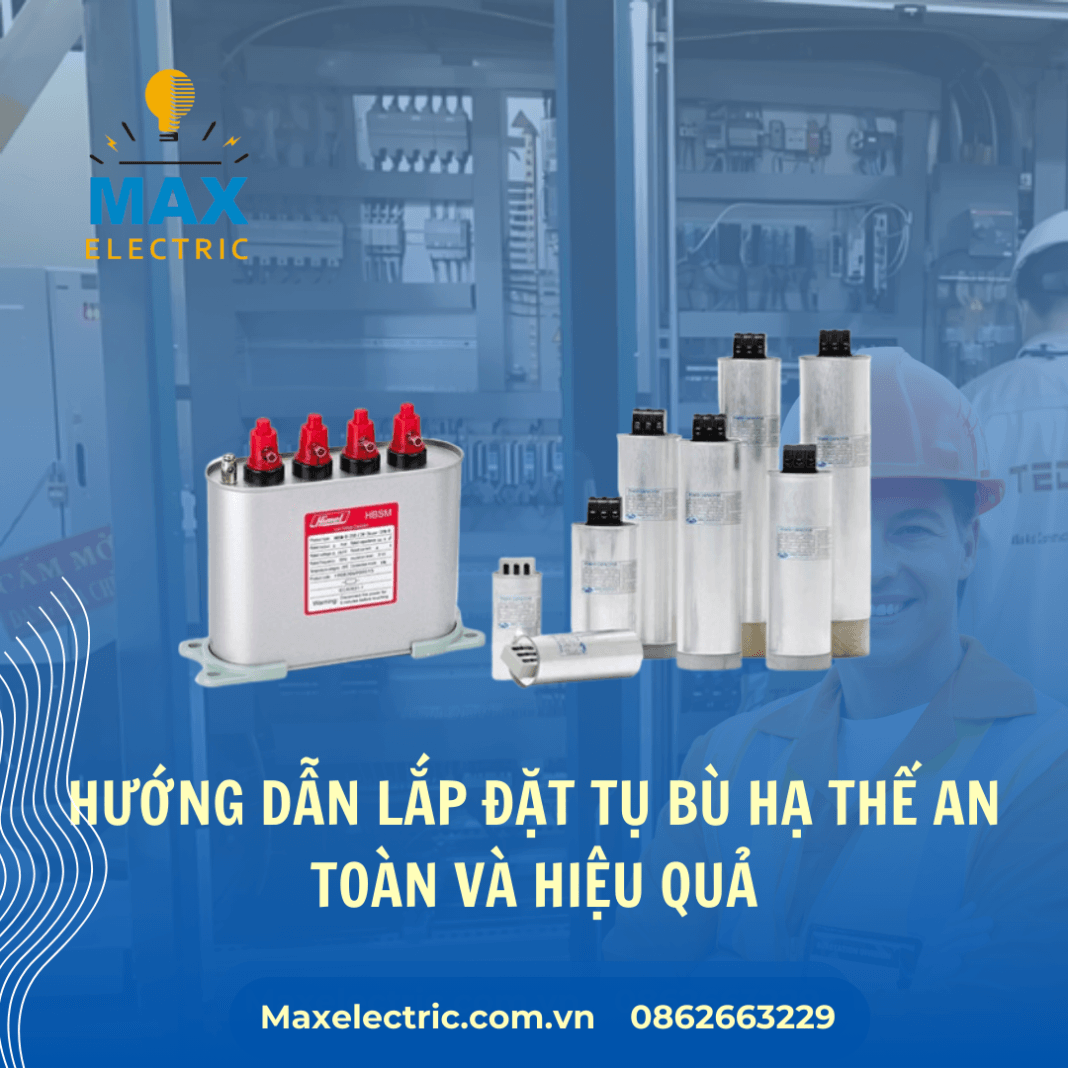 Hướng dẫn lắp đặt tụ bù hạ thế an toàn và hiệu quả Hướng dẫn lắp đặt tụ bù hạ thế an toàn và hiệu quả